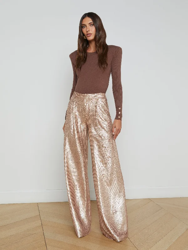 Luxury Temperament Allanah Sequin Trouser