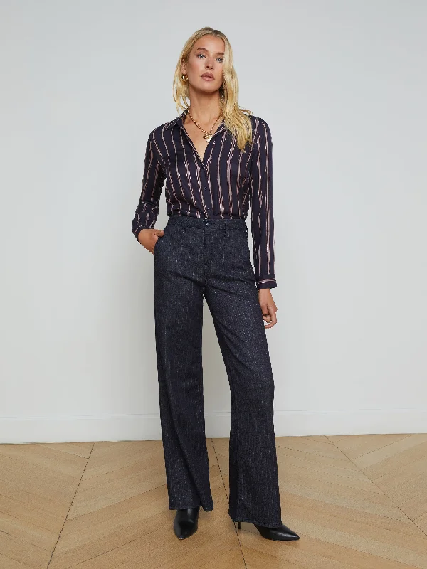 Sports And Leisure Angeline Pinstriped Trouser