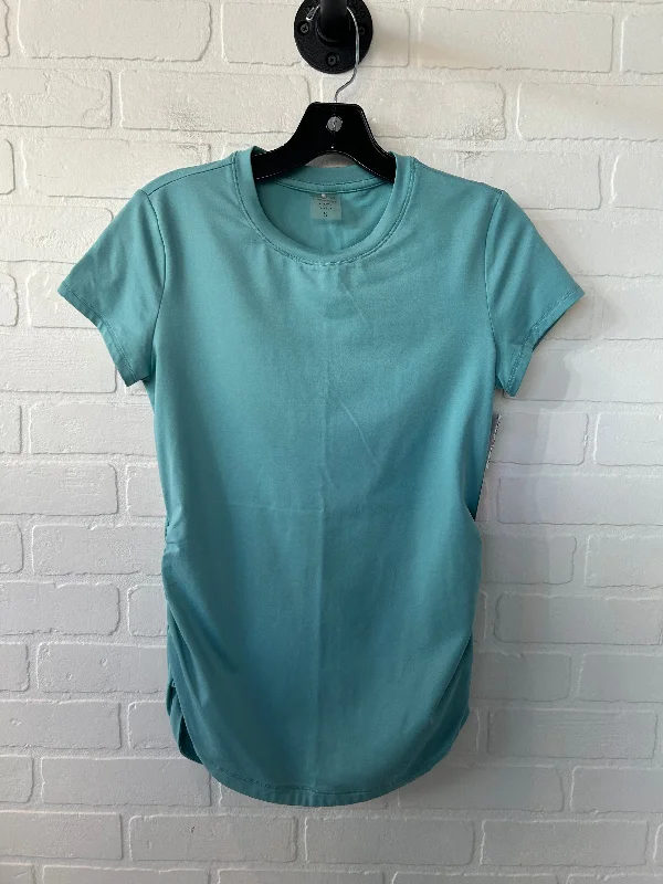 Athletic Top Short Sleeve By Calia In Blue, Size: S