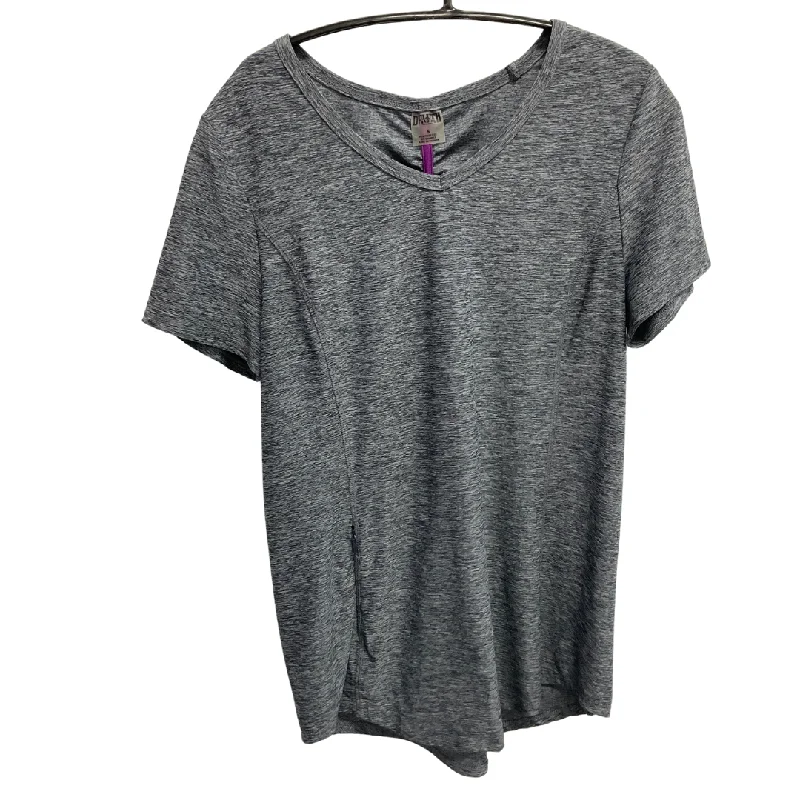 Luxury Fashion Athletic Top Short Sleeve By Duluth Trading In Grey, Size: S