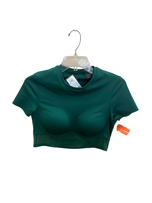 Simple Elegance Athletic Top Short Sleeve By Ivy Park In Green, Size: M