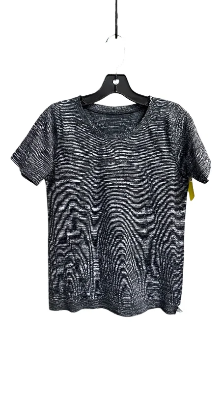 Exclusive Customization Athletic Top Short Sleeve By Lululemon In Black, Size: S