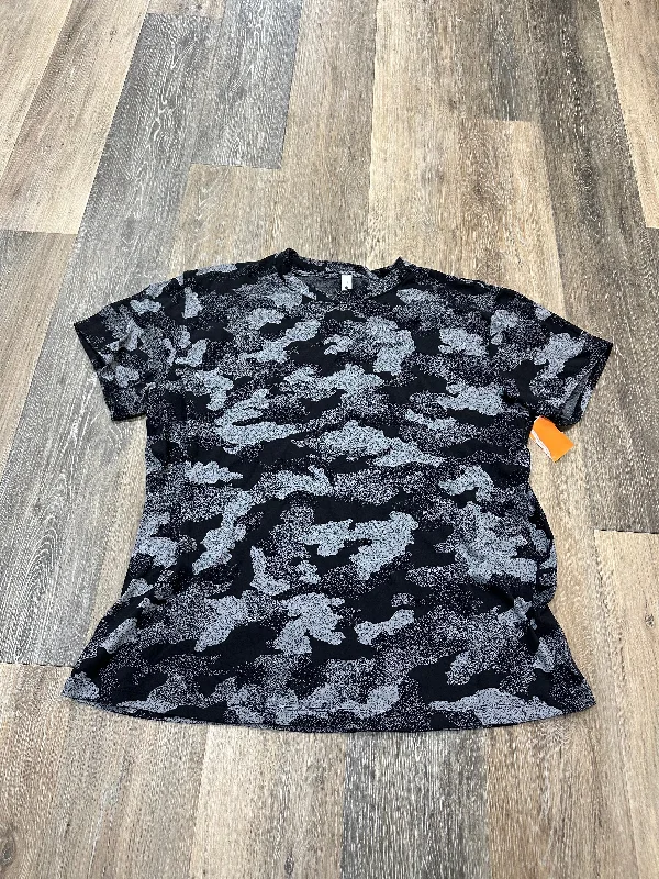 Comfortable Jackets Athletic Top Short Sleeve By Lululemon In Camouflage Print, Size: 10