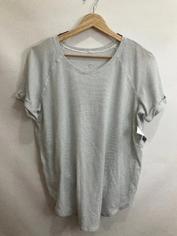 Dressing Tips Athletic Top Short Sleeve By Lululemon In Cream, Size: 8