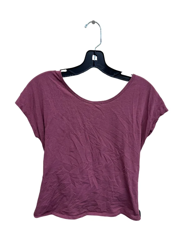 Casual Chic Wear Athletic Top Short Sleeve By Lululemon In Pink