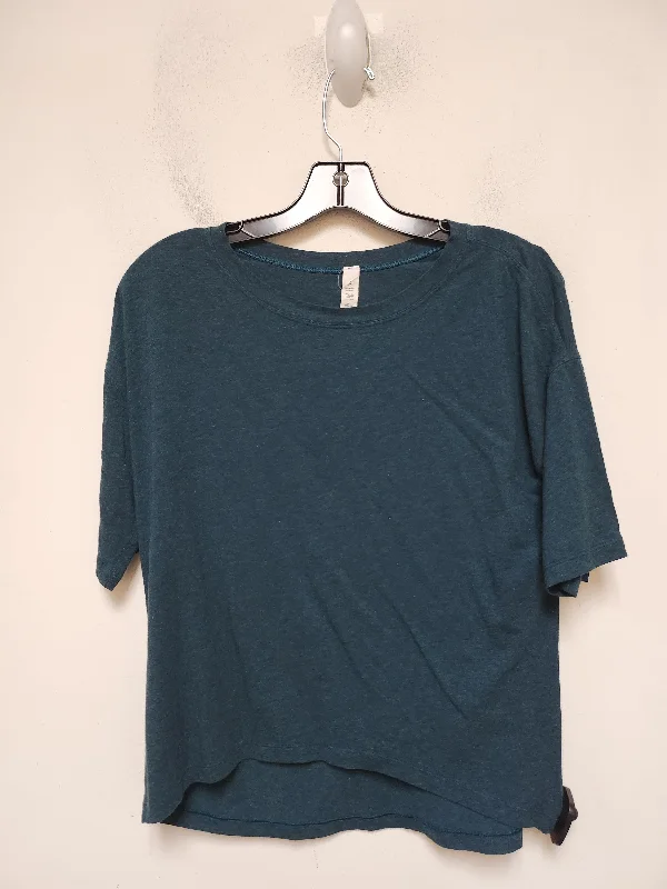 Casual And Casual Athletic Top Short Sleeve By Lululemon In Teal, Size: 6