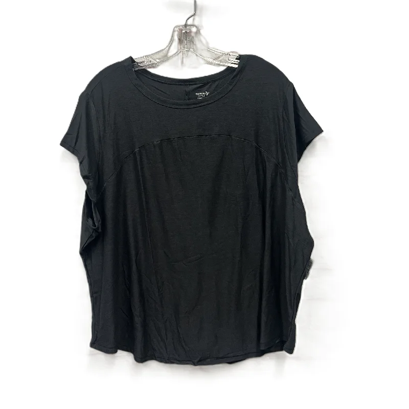 Simple Matching Athletic Top Short Sleeve By Old Navy In Grey, Size: 3x