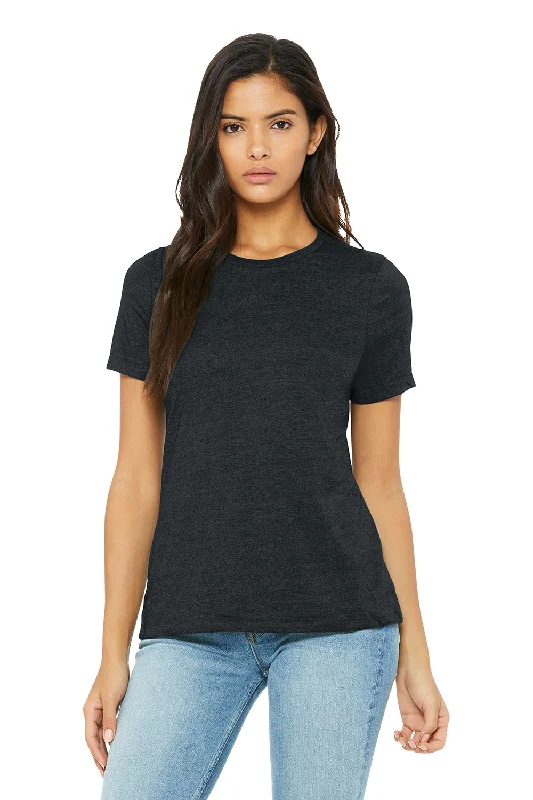 All-Day Outfits Bella + Canvas Womens CVC Short Sleeve Crewneck T-Shirt - Heather Dark Grey