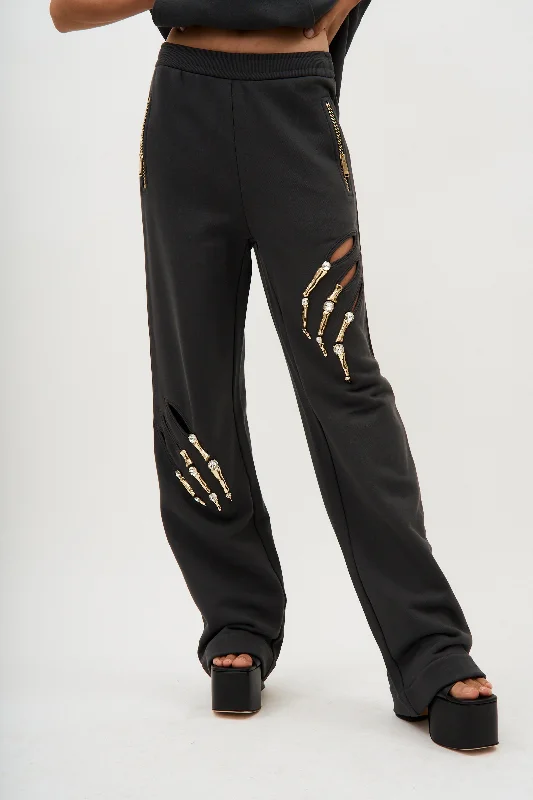 Light Layers Claw Cutout Charcoal Sweatpant
