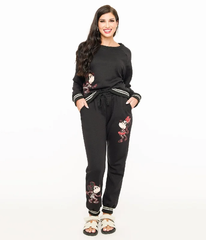 Elegant Style Disney Mickey Halloween collection by Unique Vintage Black Mickey Halloween Sweatpants Elegant Style Disney Mickey Halloween collection by Unique Vintage Black Mickey Halloween Sweatpants