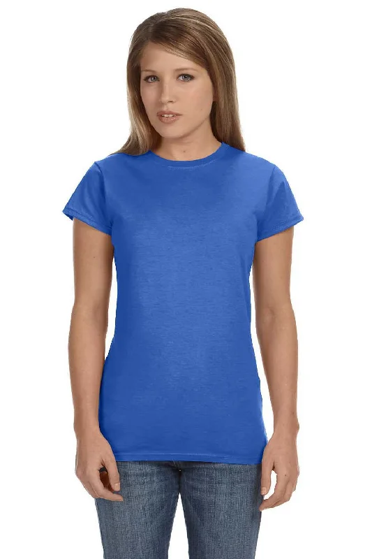Casual Chic Outfits Gildan Womens Softstyle Short Sleeve Crewneck T-Shirt - Heather Royal Blue Casual Chic Outfits Gildan Womens Softstyle Short Sleeve Crewneck T-Shirt - Heather Royal Blue