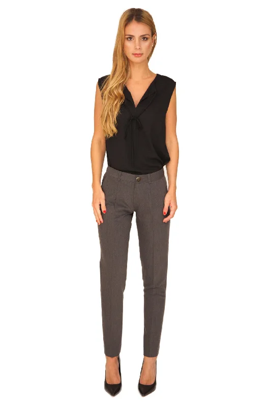 High-end Design Grey Pant