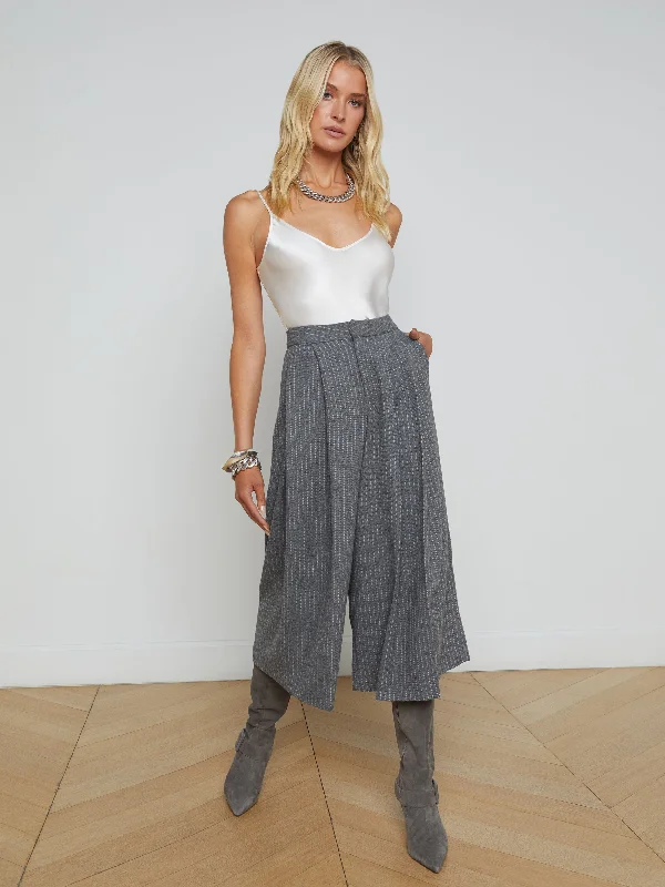 Fashion Selection Mahalia Pinstriped Culotte