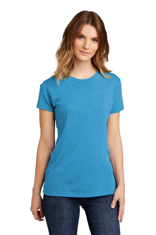 Casual Elegance Next Level Mens Jersey Short Sleeve Crewneck T-Shirt - Vintage Turquoise Blue - Closeout