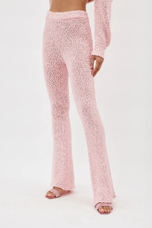 Fashionable Inner Wear Pink Knitwear Pants