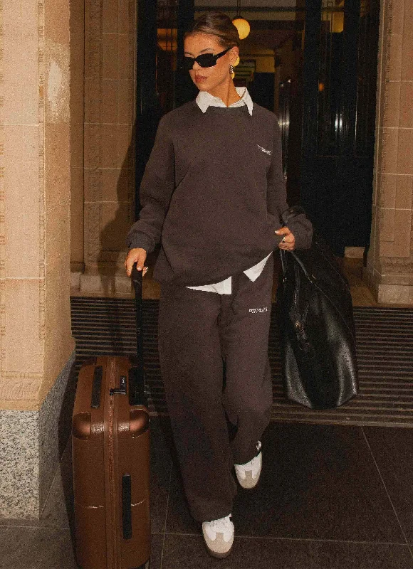 Exclusive Customization Signature Sweatpants - Charcoal