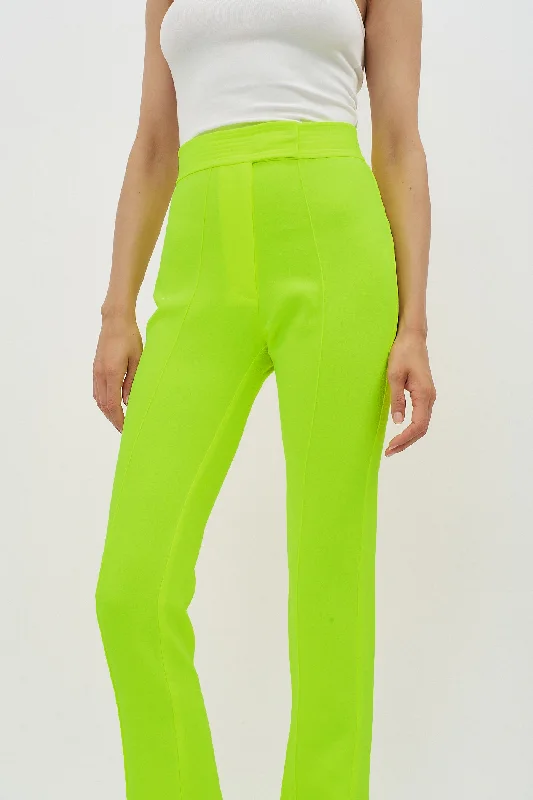 College Style Slate Neon Yellow Pants
