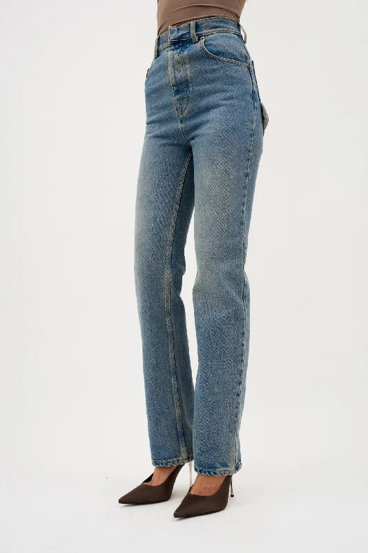 Fresh And Fashionable Stand Up Ocean Jeans