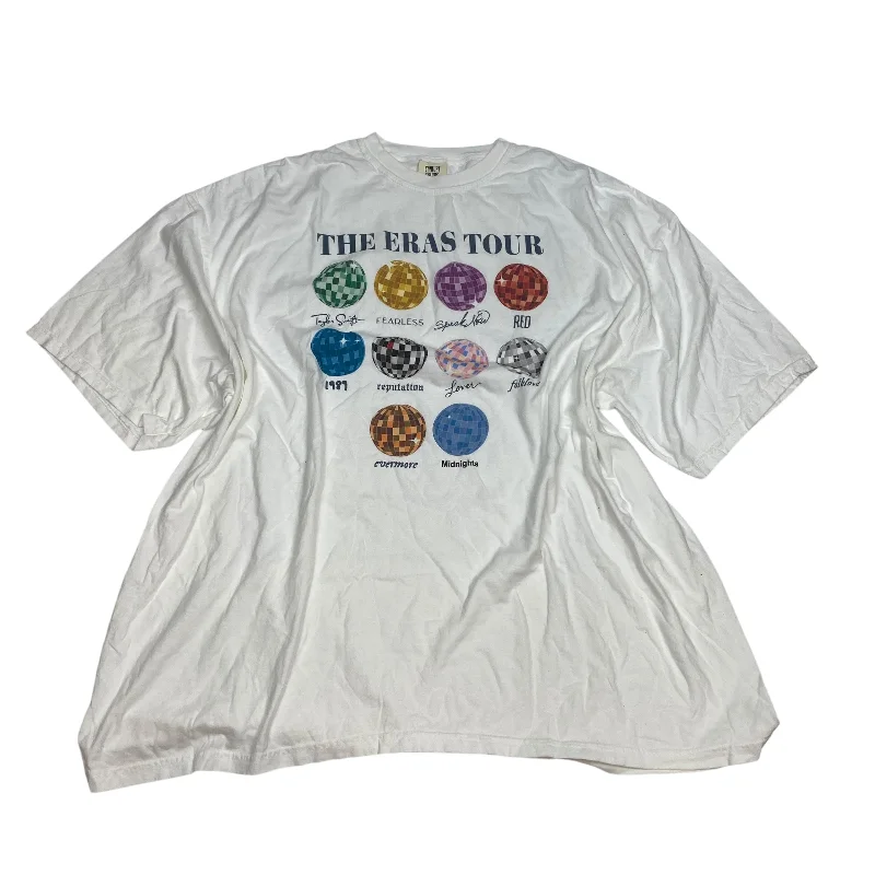 Versatile Comfort Wear Top Short Sleeve By Comfort Colors In White, Size: 4x