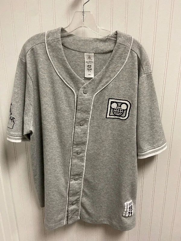 Advanced Customization Top Short Sleeve By Disney Store In Grey, Size: Xl