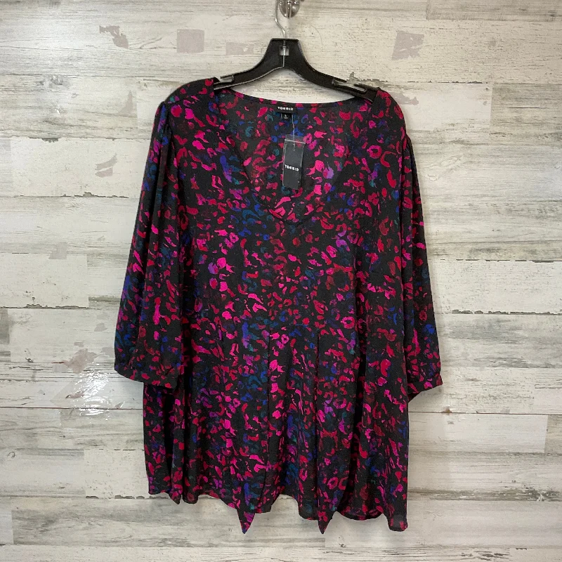 Soft Clothing Top Short Sleeve By Torrid In Black, Size: 2x