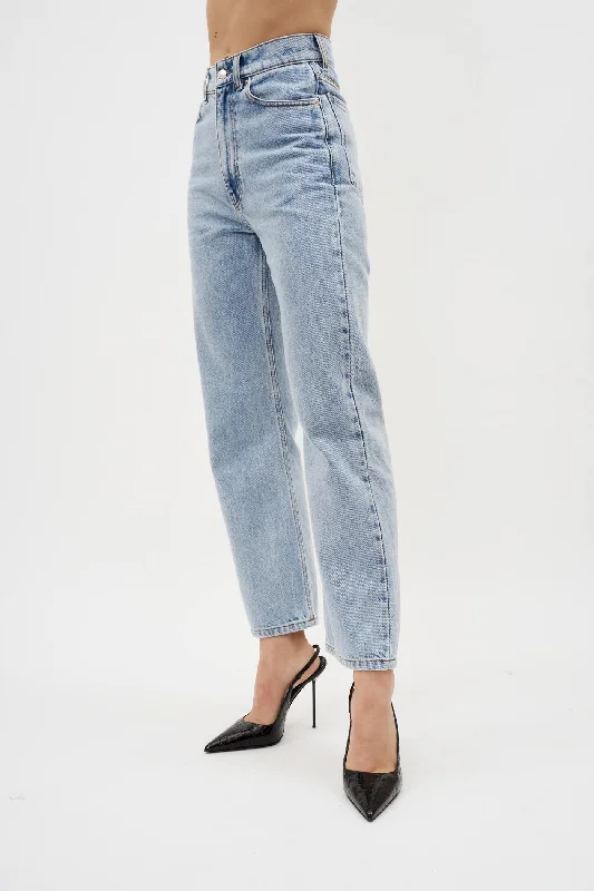 Unique Fashion Tori Mum Washed Blue Jeans