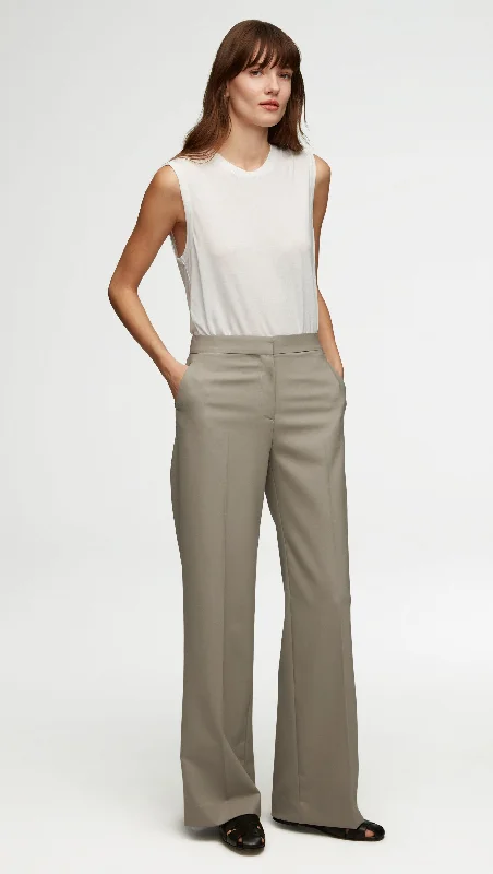 Elegant Comfort Wide Leg Trouser in Seasonless Wool | Laurel