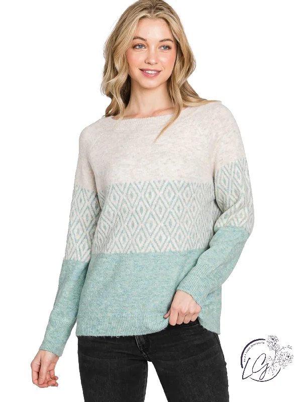 Everyday Outfits Mint Frost Sweater