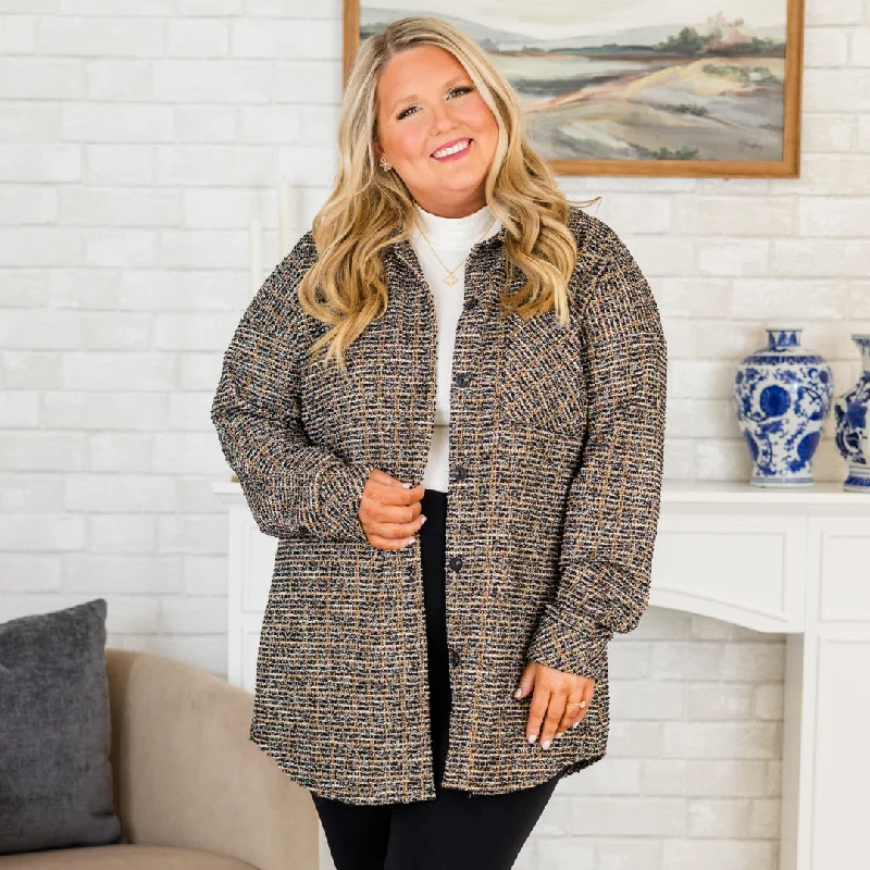 Cozy Chic A Frosty Morning Coat, Black