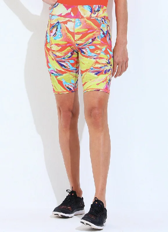 Light Fit Active Biker Short (Iris)
