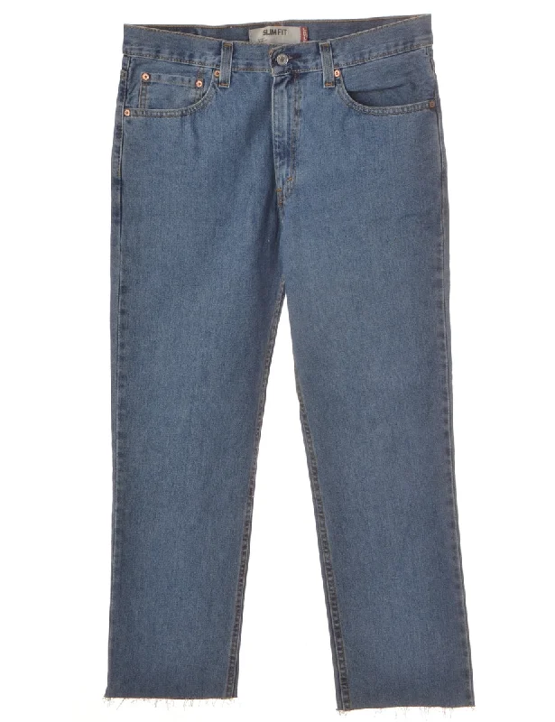 Embroidery Design Label Sam Cropped Mens Jeans