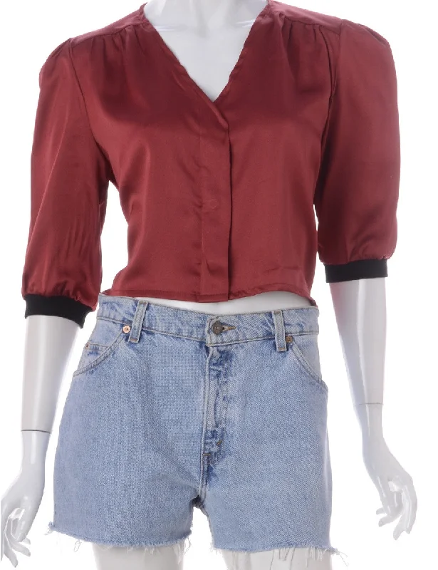 Fresh And Elegant Label Rila Sporty V Neck Blouse