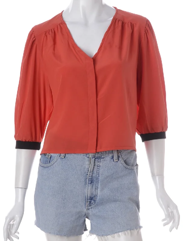Free Design Label Rila Sporty V Neck Blouse