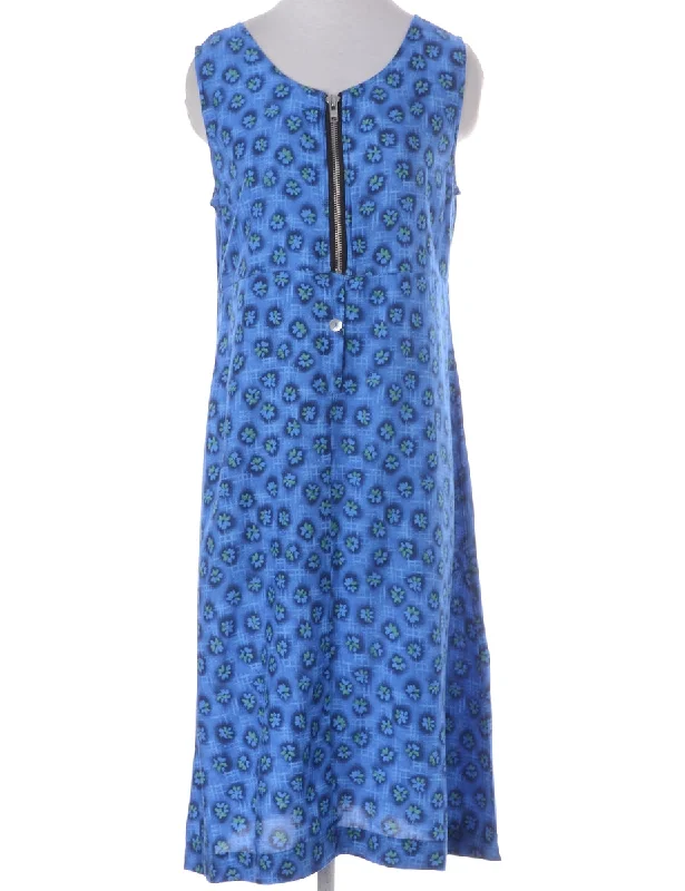 Relaxed Looks Label Roxy Zip Front Floral Dress