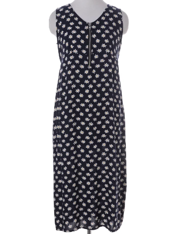 Effortless Looks Label Roxy Zip Front Floral Dress