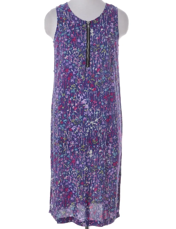 Elegant Dressing Label Roxy Zip Front Floral Dress