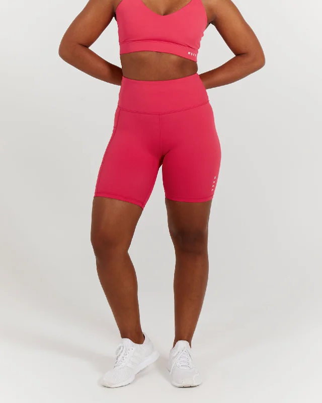 Street Fashion BIKER SHORTS - RASPBERRY