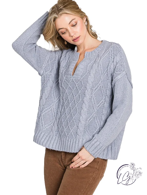 Stylish Casuals Sleek V-Neck Sweater