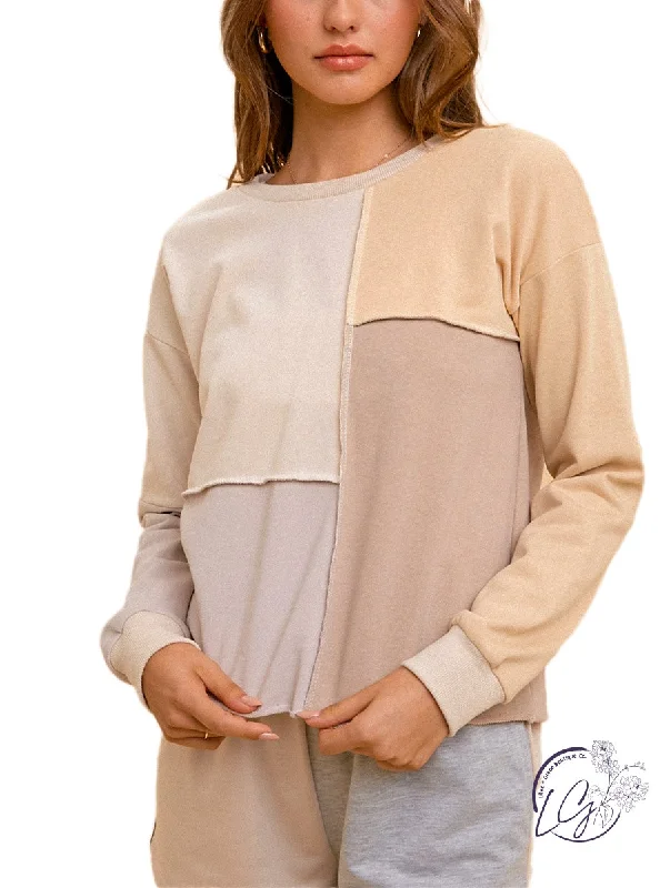 Leisure Travel COLOR BLOCK SWEATSHIRTS