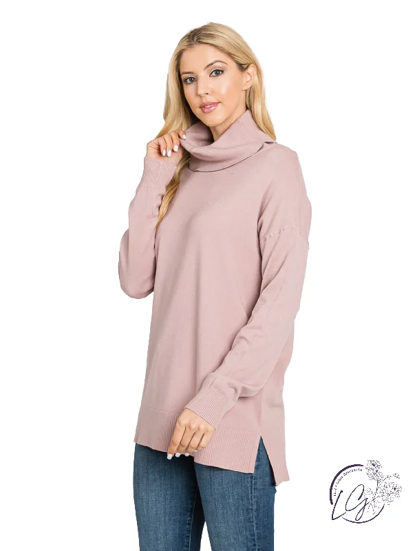 Weekend Comfort Wear Soothing Cowl Neck Sweater