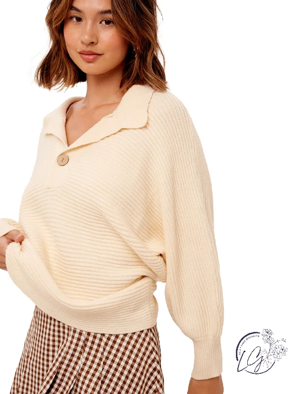 New Autumn And Winter Styles Cozy Collar Sweater Top