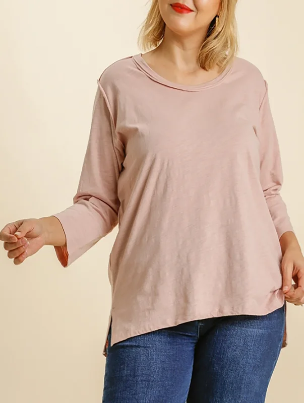 Casual Chic Outfits Curvy Ready to Go Embroidered Long Sleeve