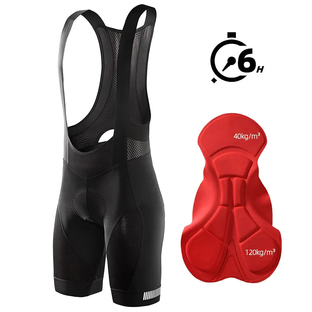 Classic Comfort Cycling Bib Shorts Men Women Bicycle Clothing Bretelle Bike Clothes Lycra Pad Male Female MTB Tights Summer Professional Cyclist