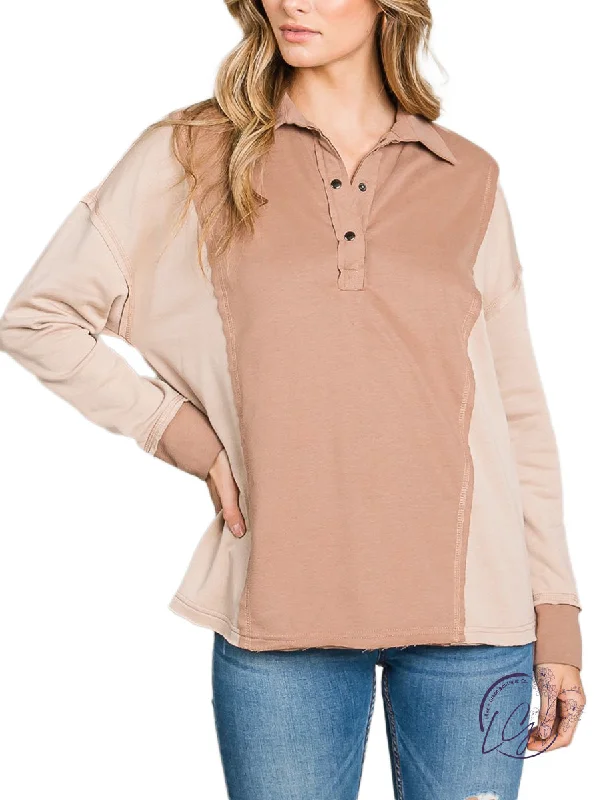 Fashion Classic Classic Charm Button Pullover