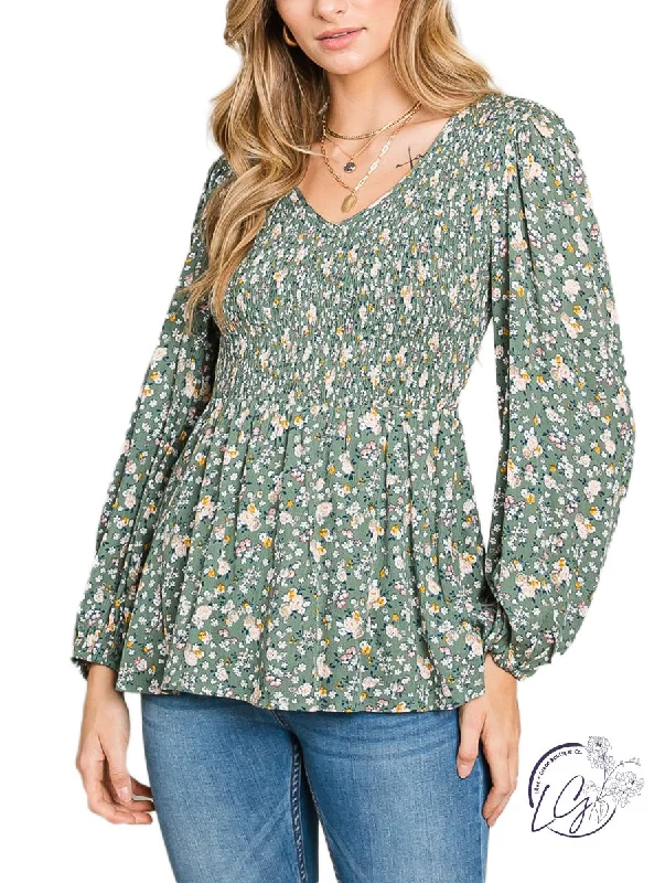 New Products Blossom Dreams Babydoll Top