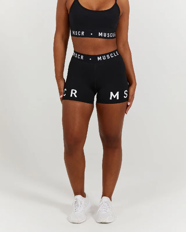 Casual And Casual FUNDAMENTALS BOOTY SHORTS - BLACK