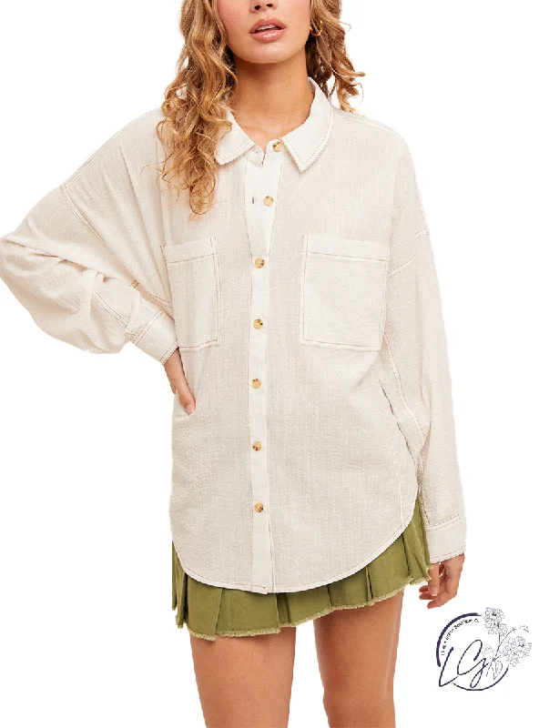 Fresh And Natural Gentle Gale Button Down Shirt