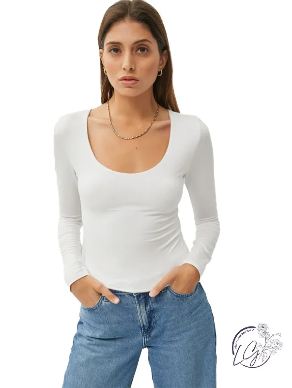 Wearable At Home Or Out I Love It Cropped Long Sleeve