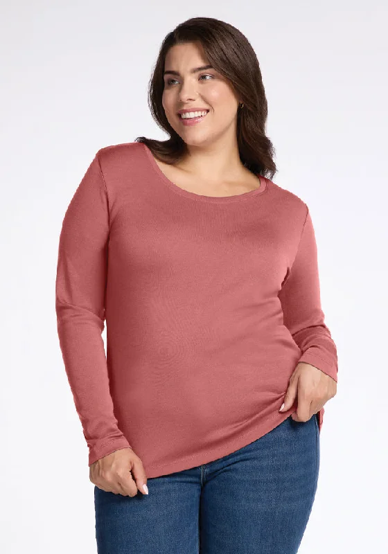 Fresh And Simple Kenzie Scoop Neck - Brick Dust