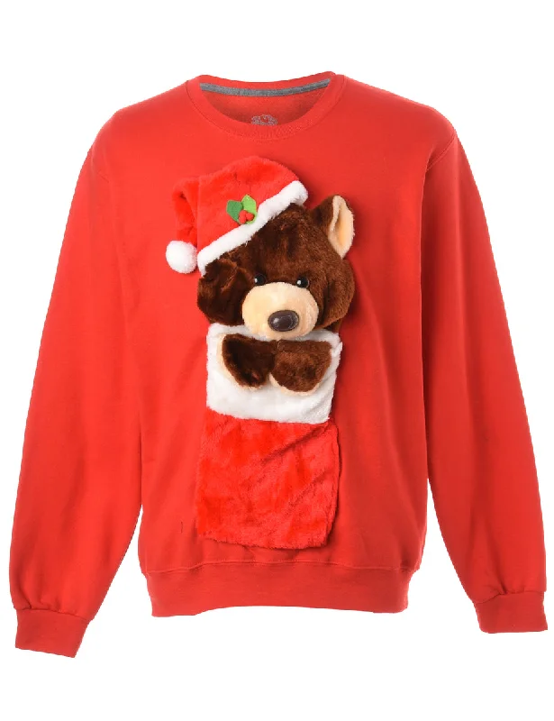 Label Novelty Christmas Sweatshirt - M